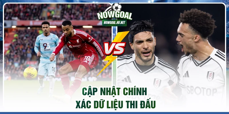 Cập nhật chính xác dữ liệu thi đấu